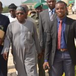 Prof Akper with President Obasanjo During PhD thesis defence